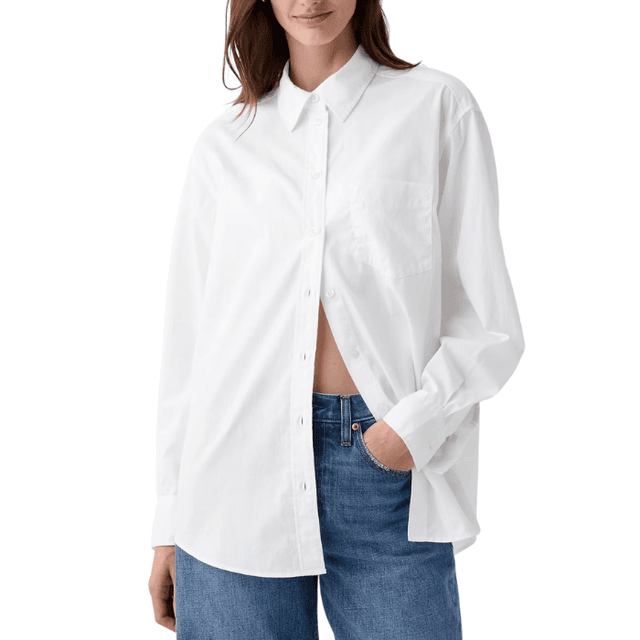Gap Organic Cotton Poplin Big Shirt