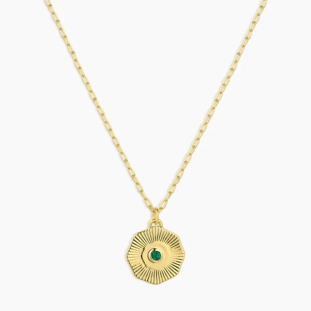 Birthstone Coin Necklace