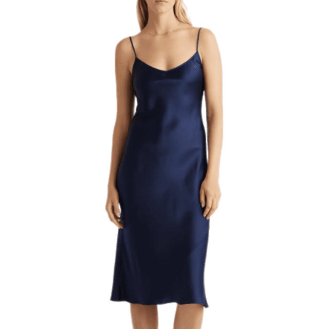 Quince 100% Washable Silk Slip Dress