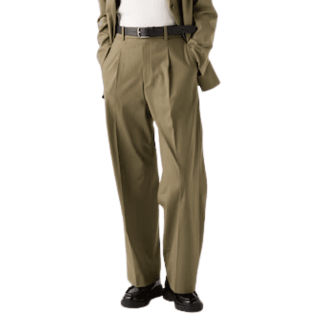 Uniqlo Pleated Wide Pants