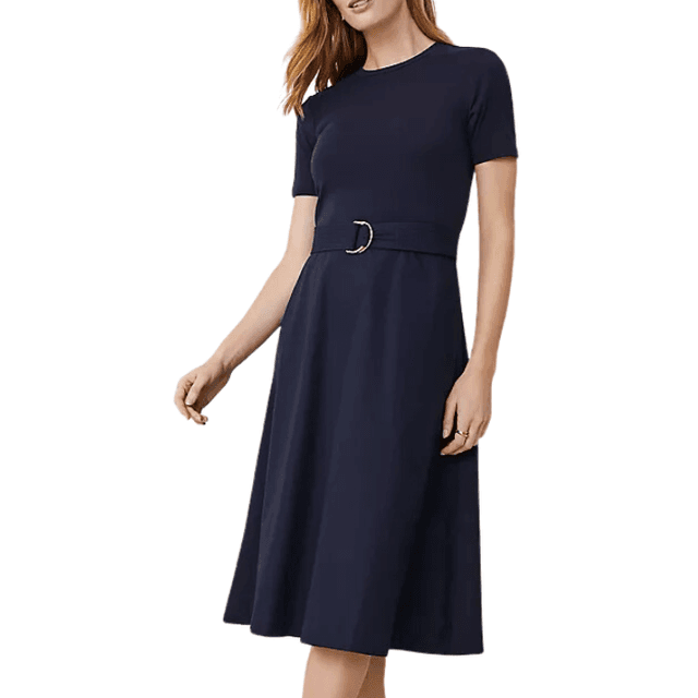 Ann Taylor Flare Midi Dress