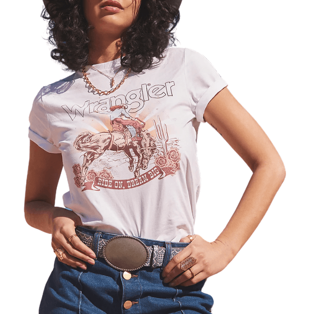 Wrangler X Yellow Rose By Kendra Scott Graphic Tee