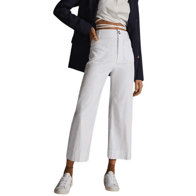Maeve The Colette Cropped Wide-Leg Pants