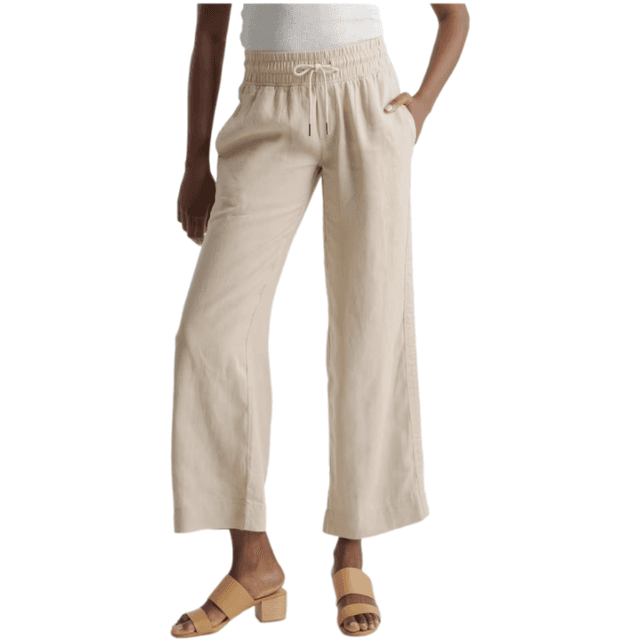 Quince 100% European Linen Wide Leg Pants