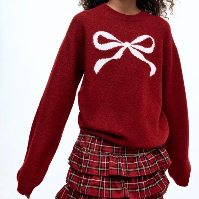 Jacquard-Knit Sweater