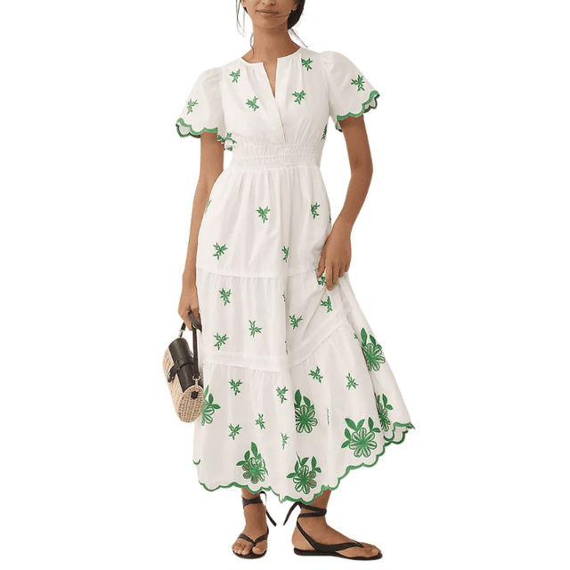 The Somerset Collection By Anthropologie The Somerset Maxi Dress: Eyelet Edition