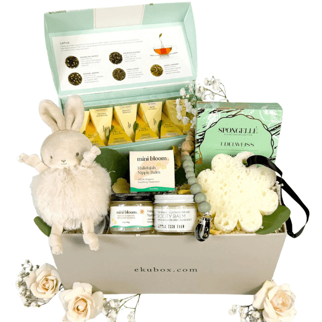 ekuBOX Mommy & Me Newborn Baby and New Mom Gift Box