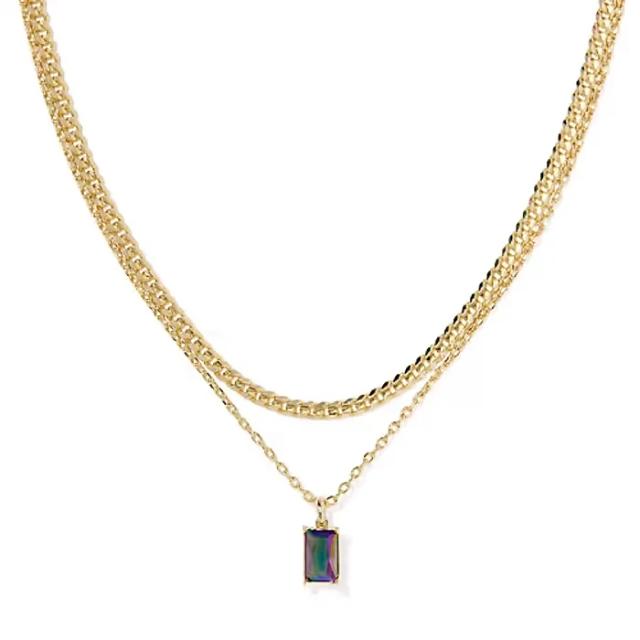 Ashley Gold Multi Strand Necklace