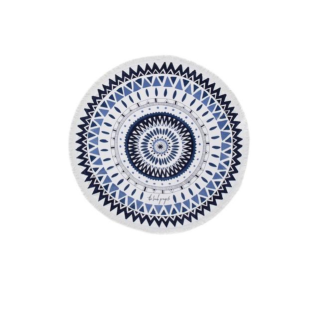 The Beach People Majorelle Round Towel