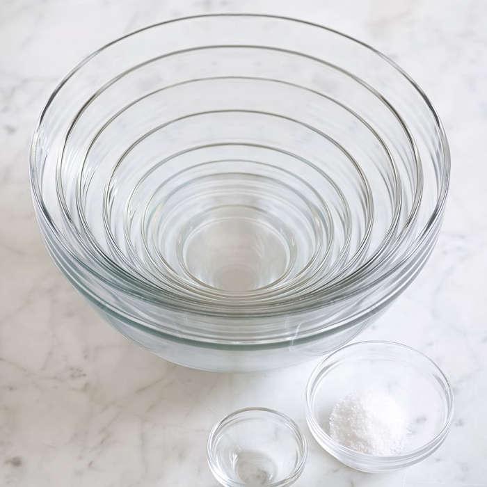 Williams Sonoma 10-Piece Glass Mixing Bowl Set