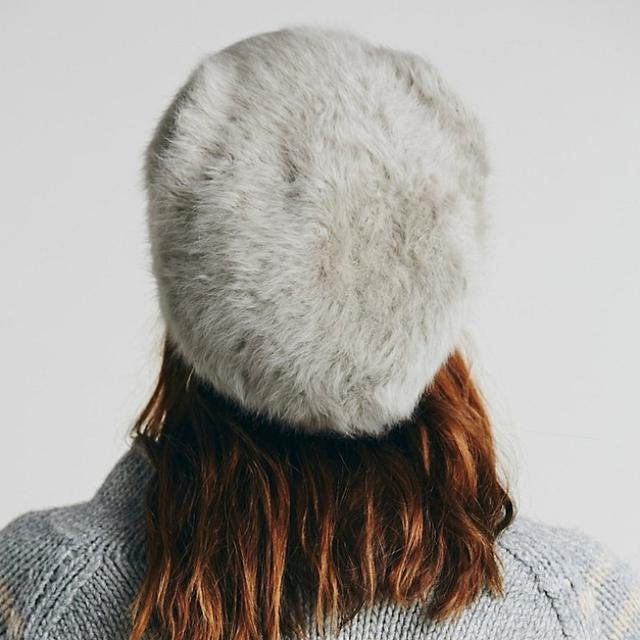 Free People Grizzly Brushed Beanie