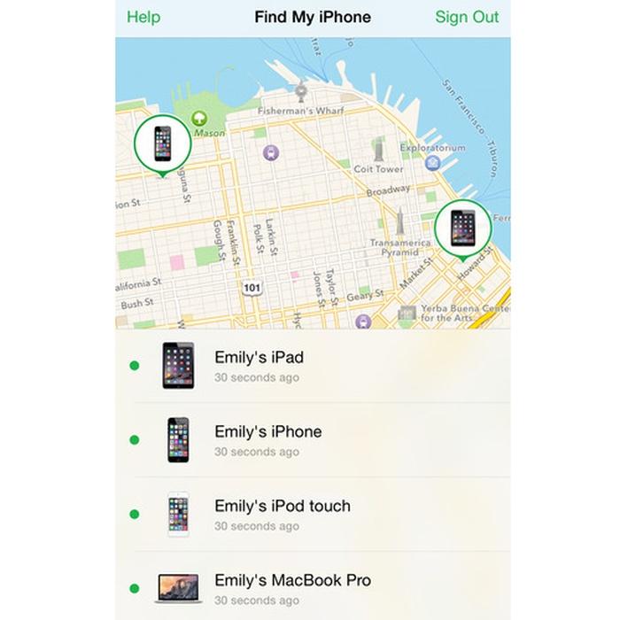 Find My iPhone App