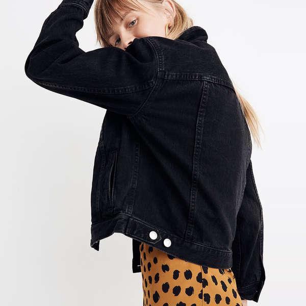 Shop The Best Black Denim Jackets To Complete All Your Cool Girl Looks