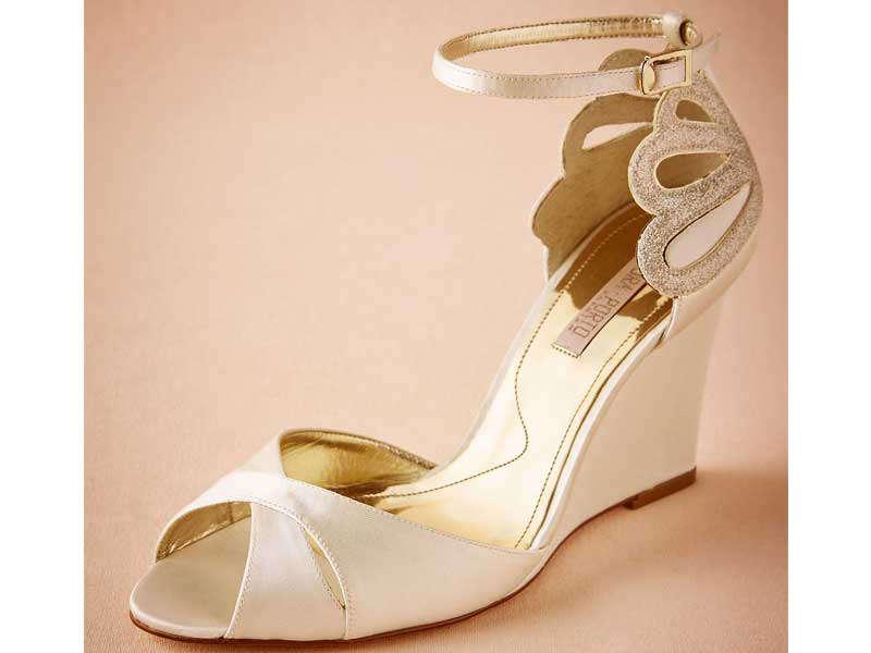 The Best Bridal Wedges To Wear Walking Down The Aisle
