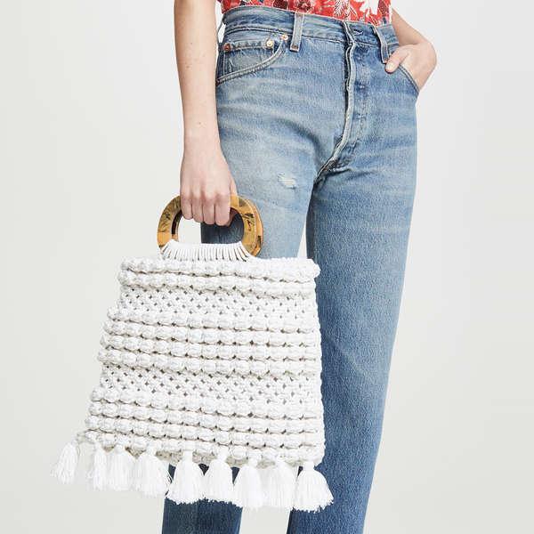 10 Crochet, Macrame, And Knit Bags To Work Into Your Handbag Rotation