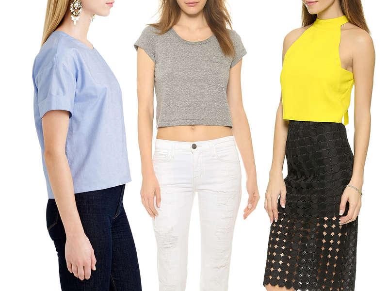 'Tis the season to show some skin! Flaunt your stuff in the top crop tops under $100.