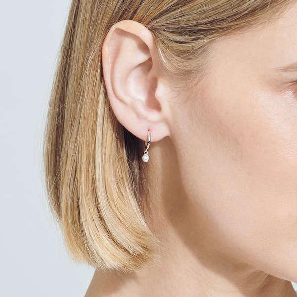 Simple And Dainty Diamond Earrings Made For Everyday Wear