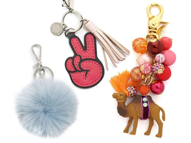 Give your bag a little extra razzle dazzle with these fetching charms.