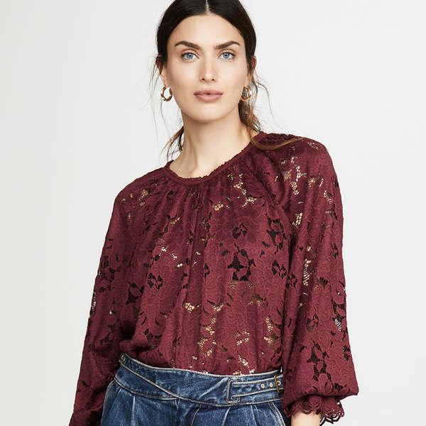 The 10 Best Lace Tops To Wear During The Holiday Season