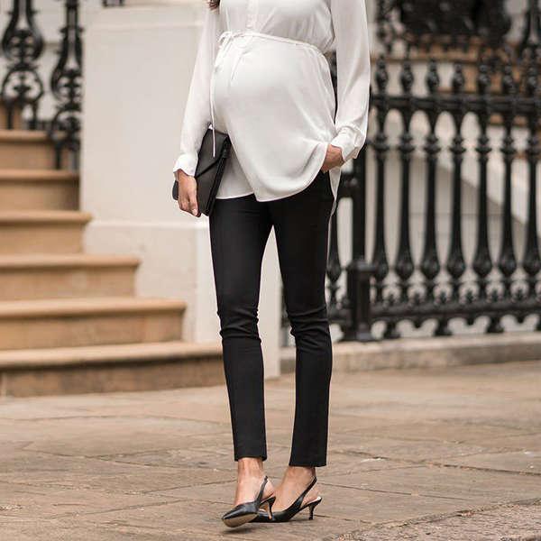 Classic Black Pants All Moms-to-Be Will Love