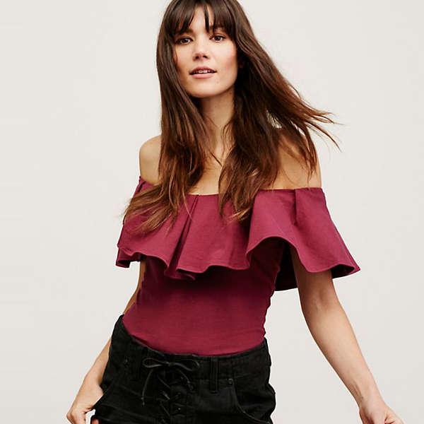 Show a Little Shoulder this Summer in the Season's Best Off-The-Shoulder Tops