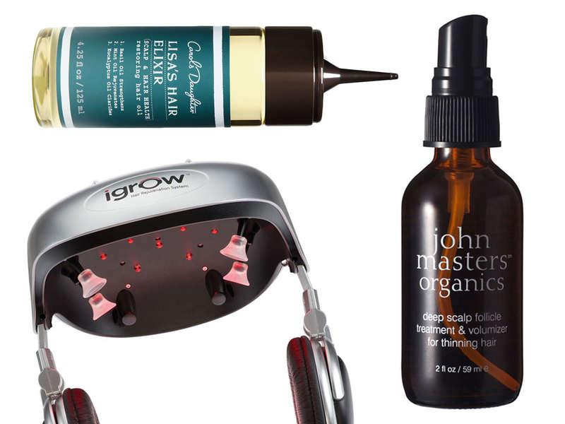 Tools and treatments to improve hair growth, texture and volume