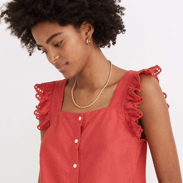 Square-Neck Blouses Are Trending For Summer, So We Ranked The Top 10