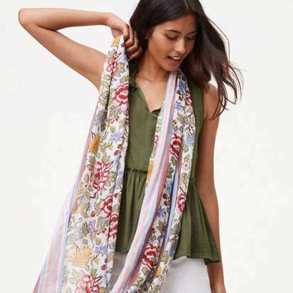Ten Summer-Perfect Scarves You Can Wear In Warmer Temps