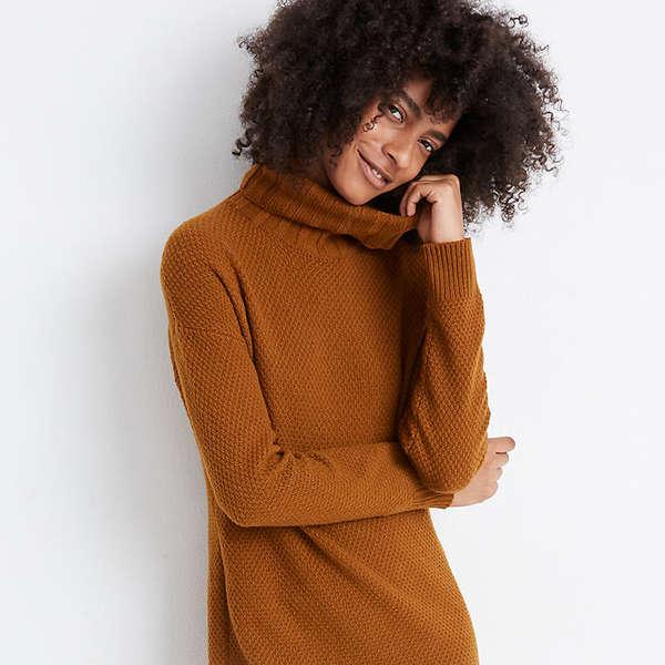 The Easy-To-Wear Dress That Keeps You Both Comfy And Warm
