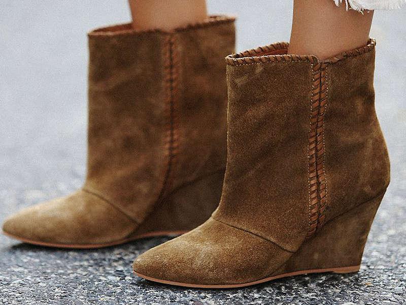 These ten booties will do anything but drive a wedge between you and your fall style.