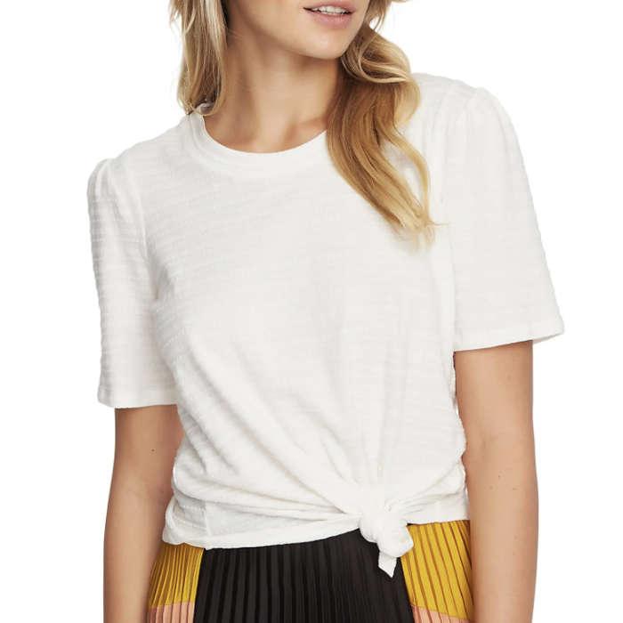 1.State Textured Puff Sleeve Top
