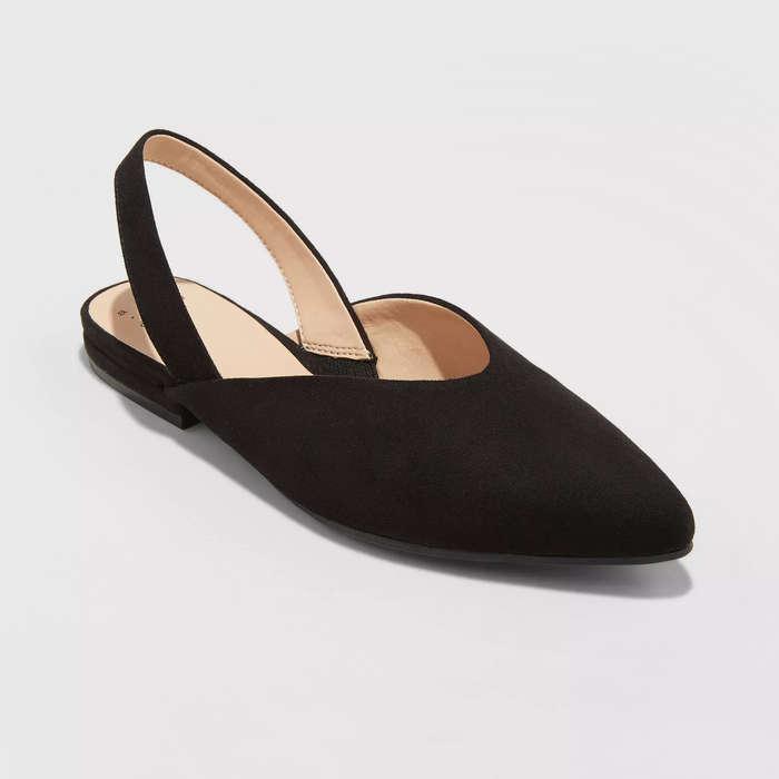 A New Day Pam V Throat Sling Back Mules