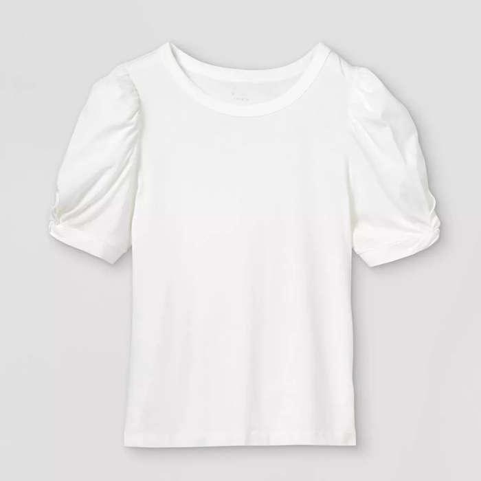 A New Day Puff Short Sleeve Round Neck T-Shirt
