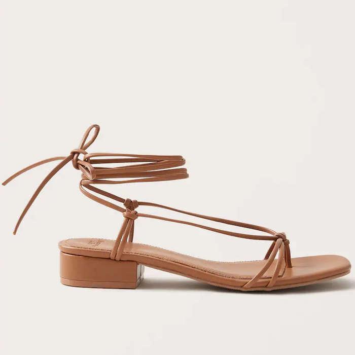 Abercrombie & Fitch Strappy Block Heel Sandals
