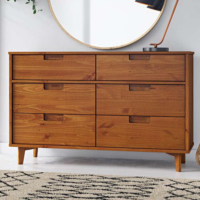 All Modern Dorinda 6 Drawer Double Dresser