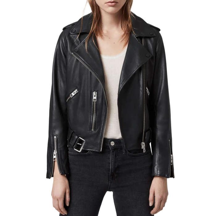 AllSaints Balfern Leather Biker Jacket