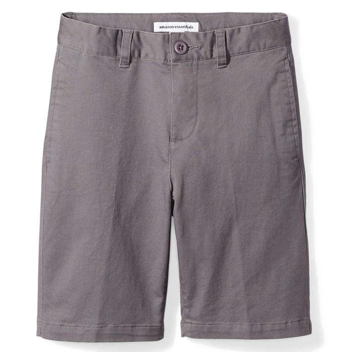 Amazon Essentials Flat Front Uniform Chino Short