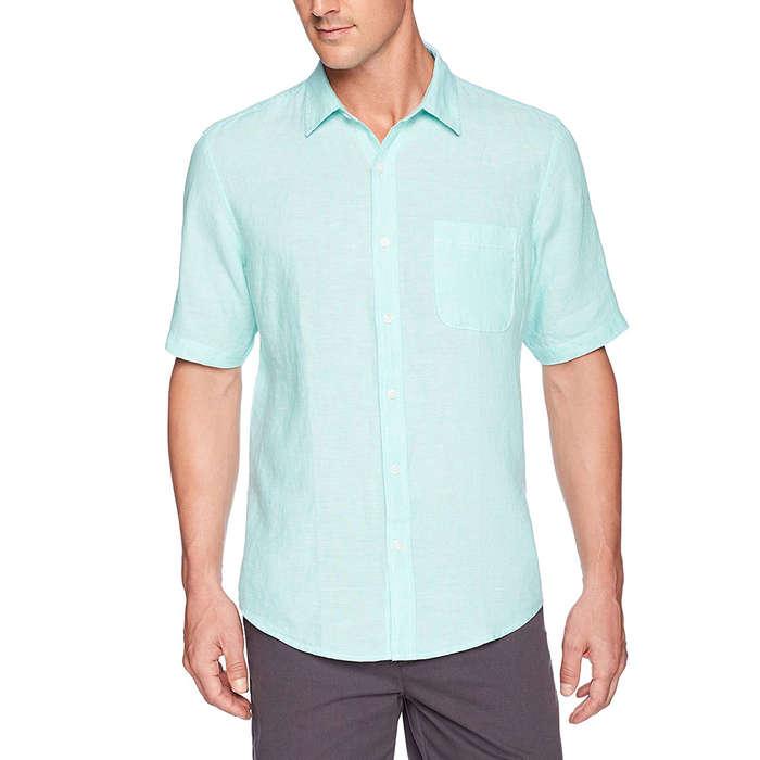 Amazon Essentials Regular-Fit Linen Shirt