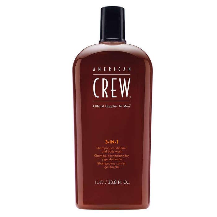 American Crew 3-In-1 Shampoo, Conditioner, And Body Wash