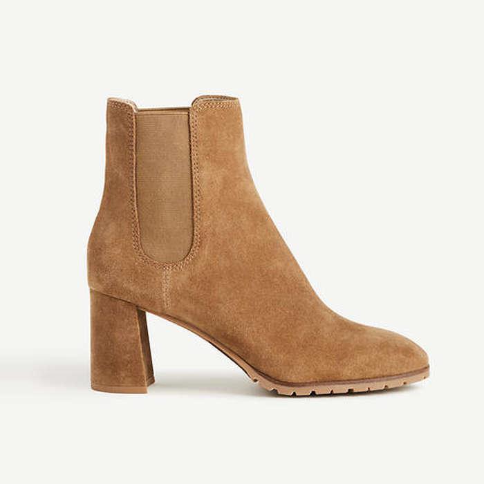 Ann Taylor Ainsley Suede Heeled Booties
