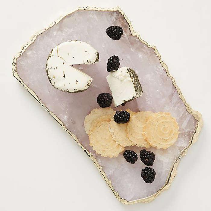 Anthropologie Agate Cheese Board