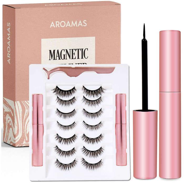 Aroamas Magnetic Eyeliner And Magnetic Eyelash Kit