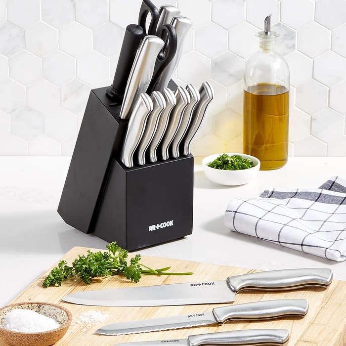 Art & Cook 15-Pc. Knife Block Set