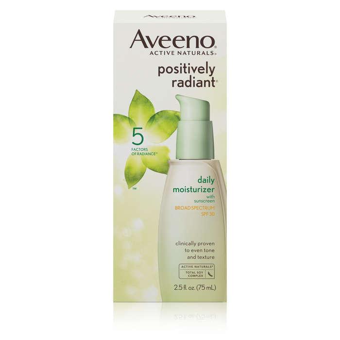 Aveeno Positively Radiant Daily Facial Moisturizer With Broad Spectrum Spf 30