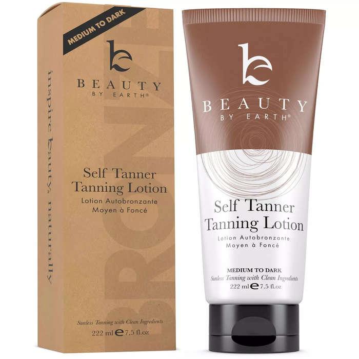 Beauty By Earth Self Tanner Tanning Lotion