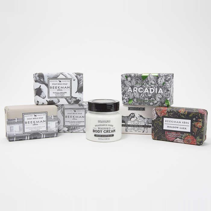 Beekman 1802 Goat Milk Bar Soap Set With Whipped Body Cream