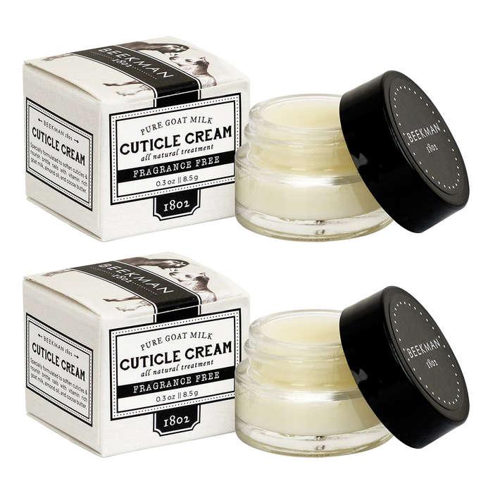 Beekman 1802 Goat Milk Cuticle Cream Duo