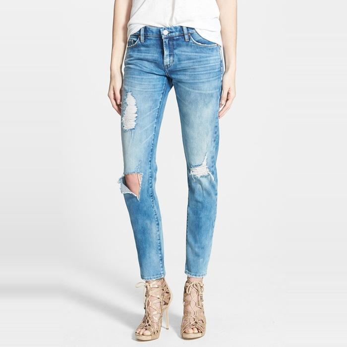 Blank NYC Good Vibes Distressed Skinny Jeans
