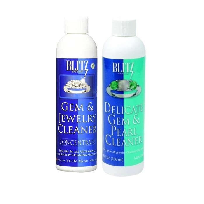 Blitz Gem & Jewelry Cleaner Concentrate and Delicate Gem & Pearl Cleaner