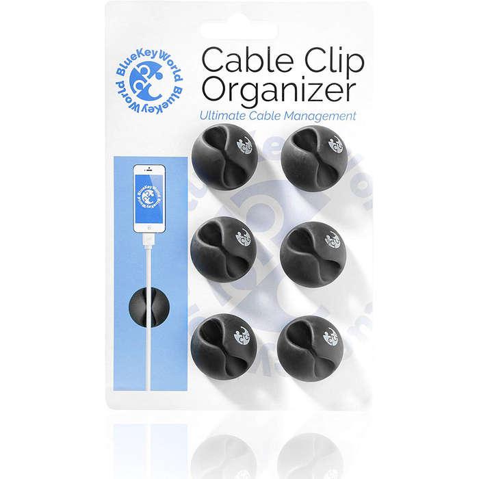 Blue Key World Cable Clip Cord Organizer